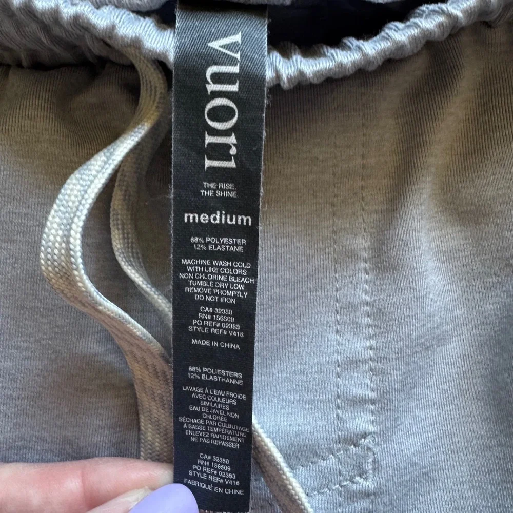 Vuori Sunday Performance Jogger Mens Medium Grey Heather Activewear Athleisure